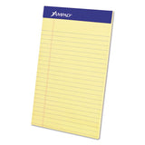 Perforated Writing Pads, Narrow Rule, 8.5 X 11.75, Canary, 50 Sheets, Dozen