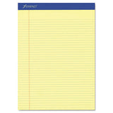 Perforated Writing Pads, Narrow Rule, 8.5 X 11.75, Canary, 50 Sheets, Dozen