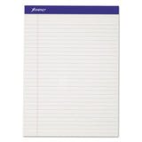 Perforated Writing Pads, Wide-legal Rule, 8.5 X 11.75, White, 50 Sheets, Dozen