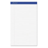 Perforated Writing Pads, Wide-legal Rule, 8.5 X 14, White, 50 Sheets, Dozen