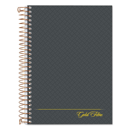 Gold Fibre Personal Notebooks, 1 Subject, Medium-college Rule, Designer Gray Cover, 7 X 5, 100 Sheets