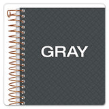 Gold Fibre Personal Notebooks, 1 Subject, Medium-college Rule, Designer Gray Cover, 7 X 5, 100 Sheets