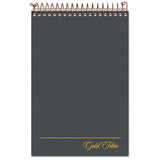 Gold Fibre Steno Books, Gregg Rule, Gray Cover, 6 X 9, 100 White Sheets