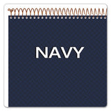 Gold Fibre Wirebound Writing Pad W- Cover, 1 Subject, Project Notes, Navy Cover, 8.5 X 11.75, 70 Sheets