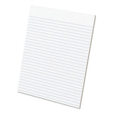 Glue Top Pads, Narrow Rule, 8.5 X 11, White, 50 Sheets, Dozen
