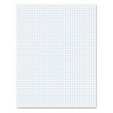 Quadrille Pads, 4 Sq-in Quadrille Rule, 11 X 17, White, 50 Sheets