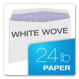 W-2 Laser Double Window Envelope, Commercial Flap, Gummed Closure, 5.63 X 9, White, 24-pack