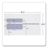 W-2 Laser Double Window Envelope, Commercial Flap, Gummed Closure, 5.63 X 9, White, 24-pack
