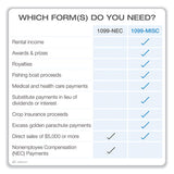 1099-misc Five-part Laser Forms And Envelopes, Five-part Carbonless, 8.5 X 5.5, 10-pack