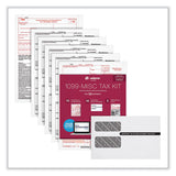 1099-misc Five-part Laser Forms And Envelopes, Five-part Carbonless, 8.5 X 5.5, 10-pack