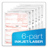 Six-part W-2 Online Tax Kit, Six-part Carbonless, 5.5 X 8, 10-pack