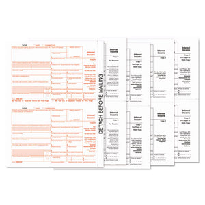 1099-int Tax Forms, 5-part, 5 1-2 X 8, Inkjet-laser, 24-pack