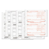 W-2 Tax Forms, 6-part, 5.5 X 8.5, Inkjet-laser, 50 W-2s And 1 W-3