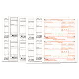 W-2 Tax Forms, 6-part, 5.5 X 8.5, Inkjet-laser, 50 W-2s And 1 W-3