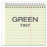 Steno Books, Gregg Rule, Tan Cover, 6 X 9, 60 Green Tint Sheets