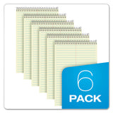 Steno Books, Gregg Rule, 6 X 9, Maroon Cover, 80 Green Tint Sheets, 6-pack