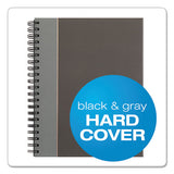 Royale Wirebound Business Notebook, College, Black-gray, 10.5 X 8, 96 Sheets
