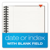 Royale Wirebound Business Notebook, College, Black-gray, 10.5 X 8, 96 Sheets