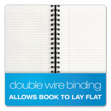 Royale Wirebound Business Notebook, College, Black-gray, 10.5 X 8, 96 Sheets