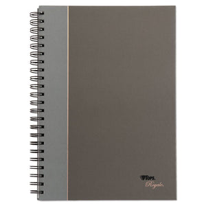 Royale Wirebound Business Notebook, College, Black-gray, 11.75 X 8.25, 96 Sheets
