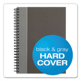 Royale Wirebound Business Notebook, College, Black-gray, 11.75 X 8.25, 96 Sheets
