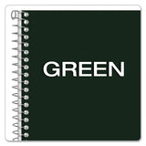 Earthwise By 100% Recycled One-subject Notebook, 1 Subject, Narrow Rule, Green Cover, 8 X 5, 80 Sheets