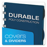 Versa Crossover Notebook, 1 Subject, Wide-legal Rule, Navy Cover, 11 X 8.5, 60 Sheets