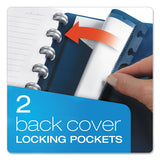 Versa Crossover Notebook, 1 Subject, Wide-legal Rule, Navy Cover, 11 X 8.5, 60 Sheets