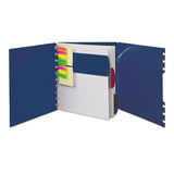Versa Crossover Notebook, 1 Subject, Wide-legal Rule, Navy Cover, 11 X 8.5, 60 Sheets