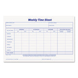 Weekly Time Sheets, 5 1-2 X 8 1-2, 50-pad, 2-pack