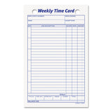 Employee Time Card, Weekly, 4 1-4 X 6 3-4, 100-pack