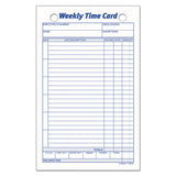 Employee Time Card, Weekly, 4 1-4 X 6 3-4, 100-pack