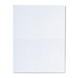 Quadrille Pads, 5 Sq-in Quadrille Rule, 8.5 X 11, White, 50 Sheets