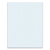 Quadrille Pads, 8 Sq-in Quadrille Rule, 8.5 X 11, White, 50 Sheets