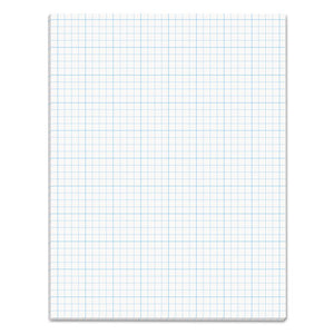 Cross Section Pads, 4 Sq-in Quadrille Rule, 8.5 X 11, White, 50 Sheets