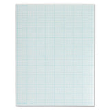 Cross Section Pads, 8 Sq-in Quadrille Rule, 8.5 X 11, White, 50 Sheets