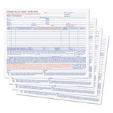 Hazardous Material Short Form, 8 1-2 X 7, Four-part Carbonless, 50 Forms