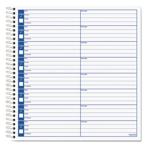 Voice Message Log Books, 8 1-2 X 8 1-4, 800-message Book