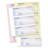 Money-rent Receipt Books, 2-3-4 X 7 1-8, Three-part Carbonless, 100 Sets-book