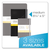 Idea Collective Journal, 1 Subject, Wide-legal Rule, Black Cover, 8.25 X 5, 120 Sheets