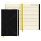 Idea Collective Journal, Wide-legal Rule, Black Cover, 5.5 X 3.5, 96 Sheets