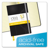 Idea Collective Journal, Wide-legal Rule, Black Cover, 5.5 X 3.5, 96 Sheets