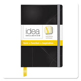 Idea Collective Journal, Wide-legal Rule, Black Cover, 5.5 X 3.5, 96 Sheets