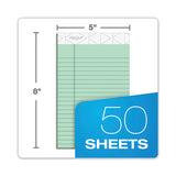 Prism + Writing Pads, Narrow Rule, 5 X 8, Pastel Green, 50 Sheets, 12-pack