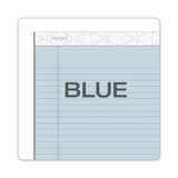 Prism + Writing Pads, Wide-legal Rule, 8.5 X 11.75, Pastel Blue, 50 Sheets, 12-pack