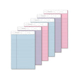 Prism + Colored Writing Pads, Wide-legal Rule, 8.5 X 11.75, Ivory, 50 Sheets, 12-pack