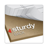 Prism + Writing Pads, Wide-legal Rule, 8.5 X 11.75, Pastel Gray, 50 Sheets, 12-pack