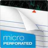 Docket Ruled Perforated Pads, Wide-legal Rule, 8.5 X 11.75, White, 50 Sheets, 12-pack