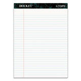 Docket Ruled Perforated Pads, Wide-legal Rule, 8.5 X 11.75, White, 50 Sheets, 12-pack