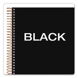 Jen Action Planner, Narrow Rule, Black Cover, 8.5 X 6.75, 100 Sheets
